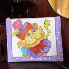 ♡ポーチ2個♡ハンドメイド　ロラライハリス➕生地 ♡ポーチ2個♡ハンドメイド ロラライハリス➕生地 ファスナー