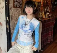 アニメTシャツ サイバー系 あおばくん