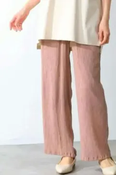 Honeys イージーストレートパンツ ピンク　Mサイズ