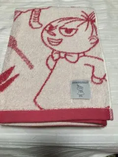 シーズンリーズン ムーミン リトルミイ バスタオル ピンク　60×120cmのサムネイル