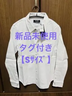 【新品未使用】adamsJUGGLER ホワイト長袖カッターシャツ Sサイズ