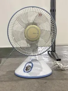 コレクター様必見！！昭和レトロな ナショナルスタンド扇風機 昭和レトロ ナショナル 3枚羽根 スタンド式扇風機 青と白 - メルカリ