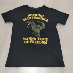 BLUE CROSS 恐竜プリント Tシャツ ブラック Mサイズのサムネイル