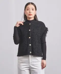 ユナイテッドアローズ　ファンシーツイードニットベスト