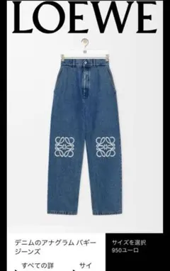 2025年最新】LOEWE デニムカラー：ブルー ストレートデニムの人気