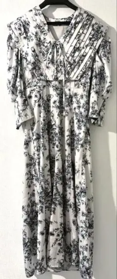 【タグつき正規品】SNIDELビッグカラークラシカルワンピース web限定カラー