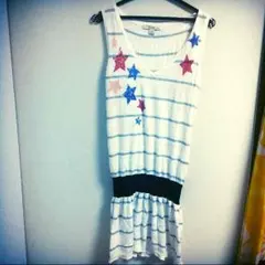 forever21 星柄 ボーダー ワンピース