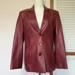 美品 超希少 ロエベ レザージャケット ナポレオンジャケット