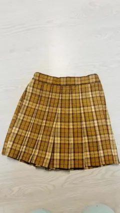 チェック柄プリーツスカートキャロット 130cm