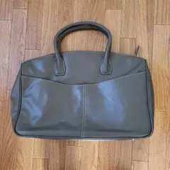 Donato Vinci グレー ビジネスバッグ