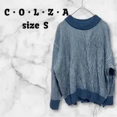 【a-1307】 C・O・L・Z・A コルザ ニット セーター Sサイズ 長袖