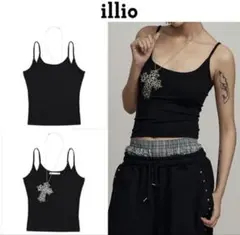illio ブラック タンクトップ