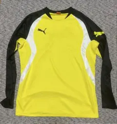 PUMA 長袖シャツ イエロー ブラック 8番 - メルカリ