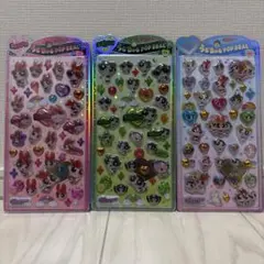 【正規品】パワーパフガールズ うるちゅるポップシール 3枚セット