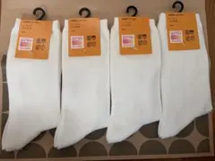 UNIQLO ヒートテックソックス　ホワイト23〜25cm レディース4足セット