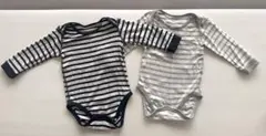 【UNIQLO】長袖ベビー肌着2点セット