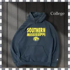 2479/サザンミシシッピ大学 カレッジチームプリントパーカープルオーバーL