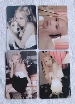 BLACKPINK　ロゼ　ROSE トレカ 韓国限定 4枚セット No.45