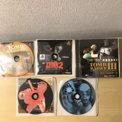 【動作未確認】TOMB RAIDER ソフト まとめ売り ps1 ps2
