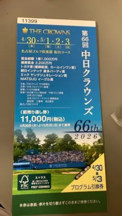 2026年最新】中日クラウンズチケットの人気アイテム - メルカリ
