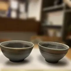 益子焼 渡辺桂子 ストライプ ボウル カップ セット - メルカリ