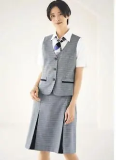 事務服　ボンマックス　ベスト　スカート　セット　11号