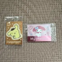サンリオ　シールチョコレート　ポムポムプリン　マイメロディ　ステッカー
