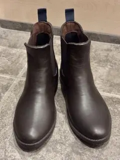 【美品】サイドゴアブーツ ブラウン M 23-24