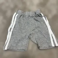 グレー ストライプ パンツ