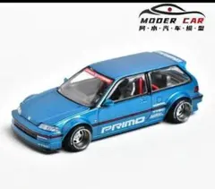 ■MINIGT 街道ハウス HONDAシビックEF Kaido Works1台のサムネイル