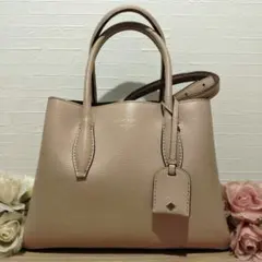 ケイトスペード 2way レザー ショルダーストラップ付 ハンドバッグ