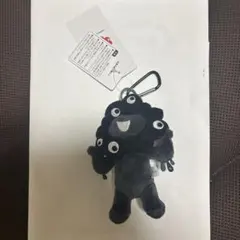 EXPO2025 カラビナ付きマスコット 立ちポーズ黒＋キティー