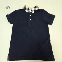 BURBERRY　チェック柄　ポロシャツ　子供　　4Y　104cm