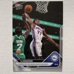 VJ Edgecombe 【NBAデビュー34得点】Topps Now
