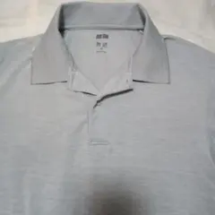 ライトグレー 半袖ポロシャツ