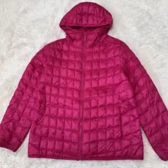 UNIQLO ユニクロ ウルトラライトダウンパーカ XL ピンク 軽量 フーディのサムネイル