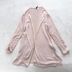 エイチアンドエム H&M ロングカーディガン 薄手 羽織り 春秋 シンプル M
