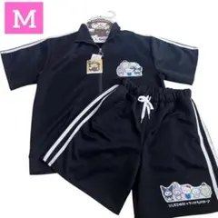 sanrio サンリオキャラクターズ 半袖ジャージ上下セット M 黒のサムネイル