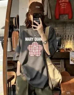 MARY QUANT 半袖Tシャツ デイジー柄 トップス　レディース　新品