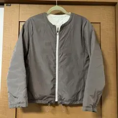 リバーシブル 白✖️茶ダウンジャケット