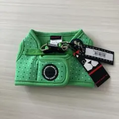 puppia ドット柄 ハーネス Sサイズ グリーンのサムネイル