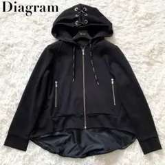 美品　GRACE CONTINENTAL ペプラムジャケット　ジップパーカー サイドジップパーカー / GRACE CONTINENTAL | GRACE CONTINENTAL