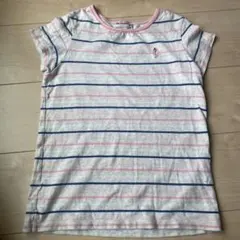 予約済み！エワちゃん様専用！ミキハウス　ズボン＆ボーダーTシャツ 130サイズ