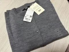 【新品未使用タグ付】UNIQLO エクストラファインメリノウール カーディガン