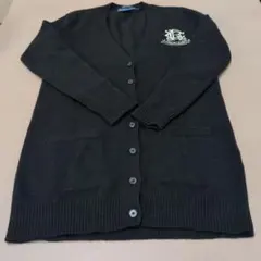 Ralph Lauren ボタン付きVネックカーディガン ポケット付きブラック色