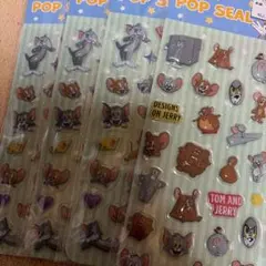 トムとジェリー ポップシール 4シートセット