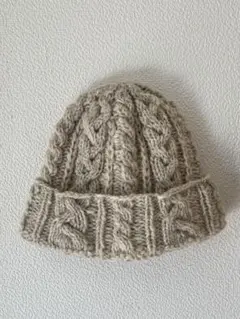 LIP D ケーブルニットビーニー ベージュ ドキンちゃん専用です