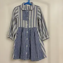 【未使用に近い】セラフ　ダブルガーゼワンピース　120cm