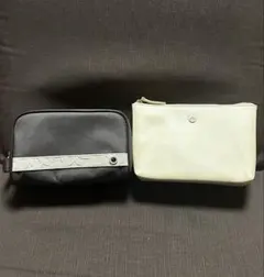 ブルガリ エミレーツ航空 ポーチ２つ　　＊f1074