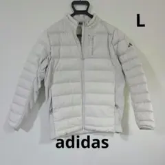 ⭐【美品】adidasゴルフ ダウンジャケット Lサイズ　オフホワイト⭐
